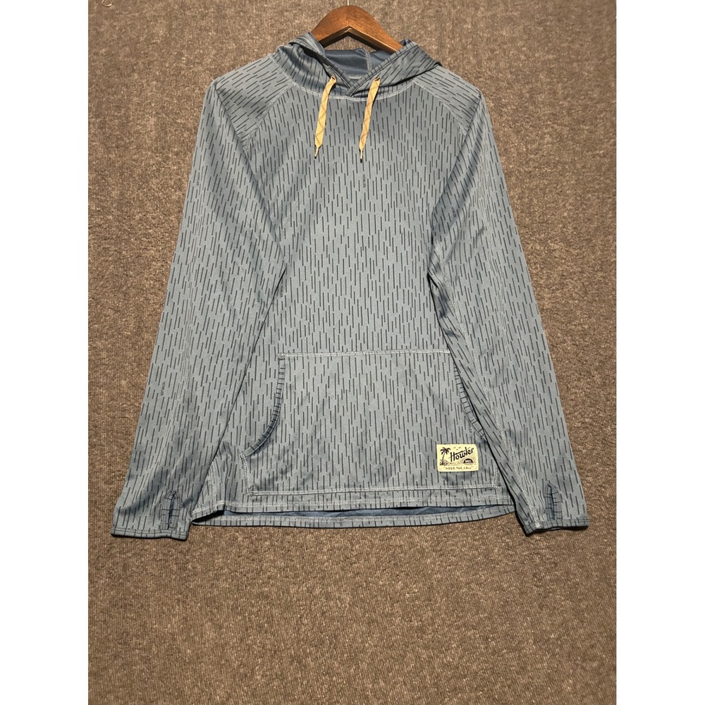 Howler brothers lightweight hoodie mens medium blue performance outdoors - Picture 2 of 6